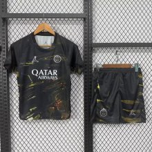 PSG Paris fourth Away Kids 1:1 Quality Soccer Jersey  25-26