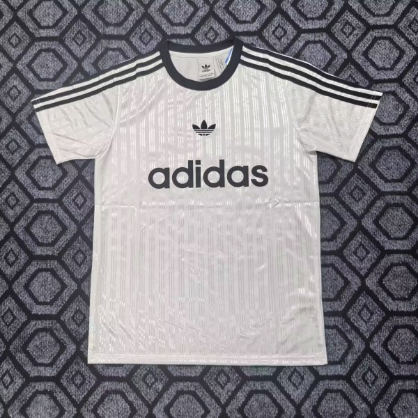 Adidas Clover T-shirt  White 1:1 Quality Soccer Jersey  25-26