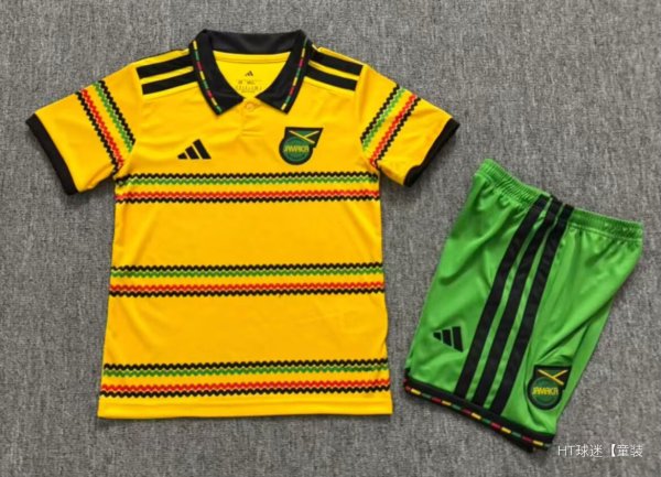 Jamaica Kids Fans  1:1 Quality Soccer Jersey 26-27 （2026）