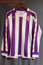 Real Valladolid   Home Long Sleeve  Fans  1:1 Quality Soccer Jersey    24 -25