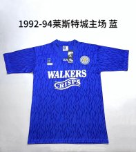 Retro Leicester City  Home fans 1:1 Quality Soccer Jersey  1992-1994