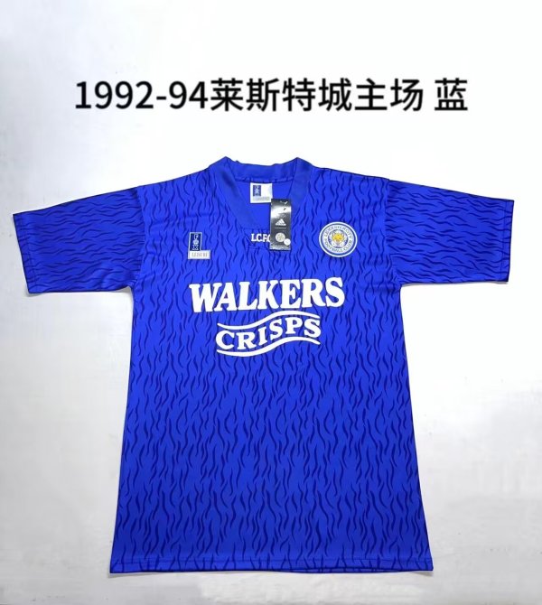 Retro Leicester City  Home fans 1:1 Quality Soccer Jersey  1992-1994