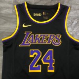 Los Angeles Lakers  Reward Edition Black  Kobe #24 BRYANT Round Neck 1:1 Quality NBA Season Jerseys 2021