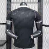 Retro Real Madrid  Polo Fans Black 1:1 Quality Soccer Jersey  25-26