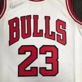 Chicago Bulls White #23 JORDAN 1:1 Quality NBA  Season Jerseys  75 Year