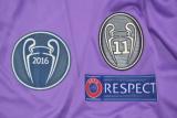 Retro Real Madrid home player long 1:1 Quality Soccer Jersey   2016-2017