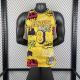 Los Angeles Lakers Yellow graffiti Kobe #8 BRYANT 1:1 Quality NBA  Season Jerseys  1996-1997