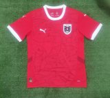 Austria home Fans 1:1 Quality Soccer Jersey  24-25