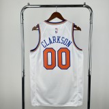New York Knicks  #00  CLARKSON  NBA Jerseys  2023