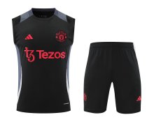 Manchester United Training clothing Vest set 1:1 Quality Soccer Jersey   24-25