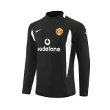 Retro Manchester United Training  Tracksuit  Black 1:1 2002-2003