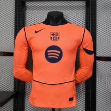 Barcelona Third Away Long  Player  1:1 Quality Soccer Jersey  25-26