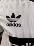 Adidas Clover Oasis  T-shirt  White Fans 1:1 Quality Soccer Jersey  25-26