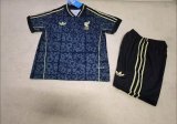 Retro Liverpool Black Special Edition Kids 1:1 Quality Soccer Jersey   25-26