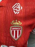 Monaco Home  Player 1:1 Quality Soccer Jersey   25-26