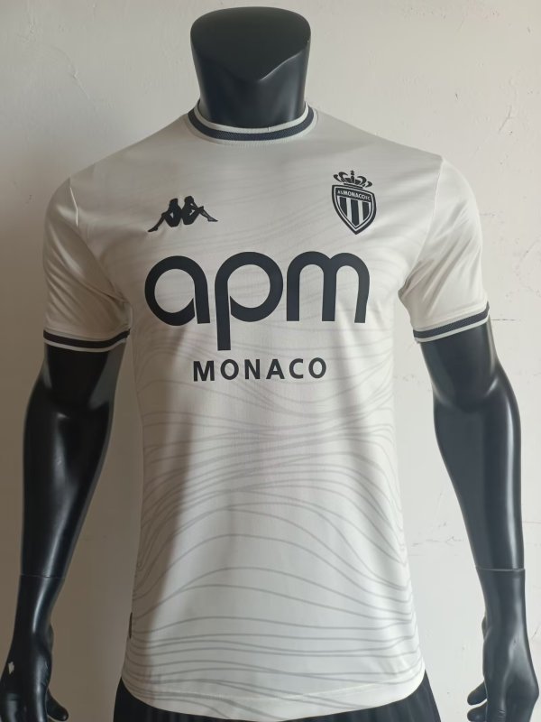 Monaco third away player  1:1 Quality Soccer Jersey   24-25