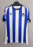 Real Sociedad  Home   Fans   1:1 Quality Soccer Jersey  25-26