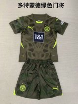Dortmund goalkeeper kids 1:1 Quality Soccer Jersey   24-25