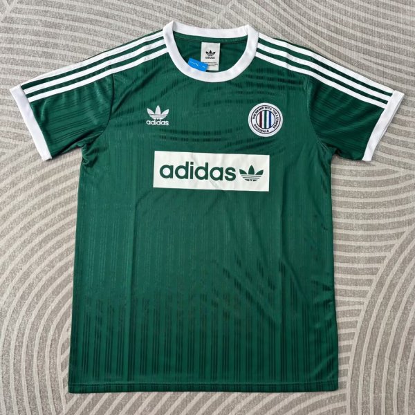 Retro Adidas Clover Oasis  T-shirt  Green Fans 1:1 Quality Soccer Jersey  25-26