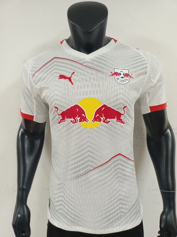 RB Leipzig home  player  1:1 Quality Soccer Jersey  25-26