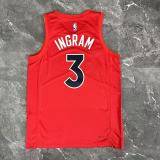 Toronto Raptors red #3 INGRAM 1:1 Quality NBA  Season Jerseys 2023