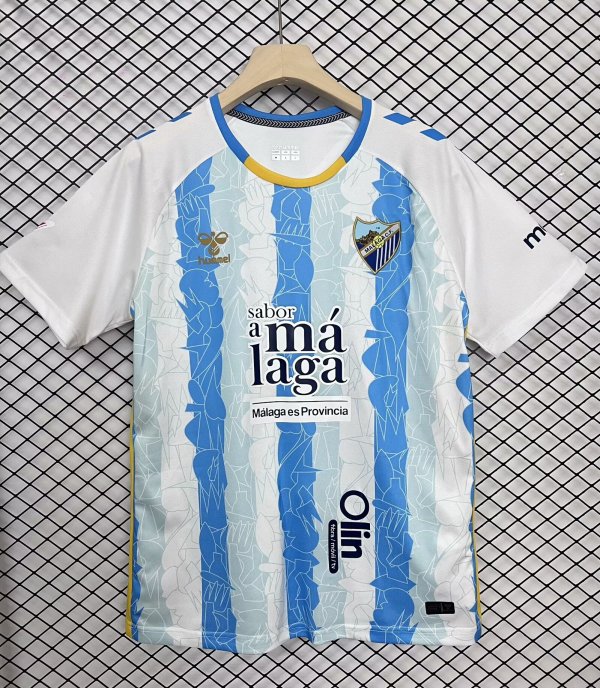 Malaga Home  Fans   1:1 Quality Soccer Jersey   24-25