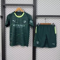 Manchester City Third Away With Pants Sets  fans 1:1 Quality Soccer Jersey   25-26
