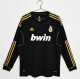 Retro Real Madrid Long sleeve Away  1:1 Quality Soccer Jersey   2011-2012