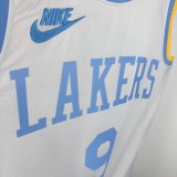 Retro Los Angeles Lakers White #9 JAMES JR. 1:1 Quality NBA Season Jerseys  2023