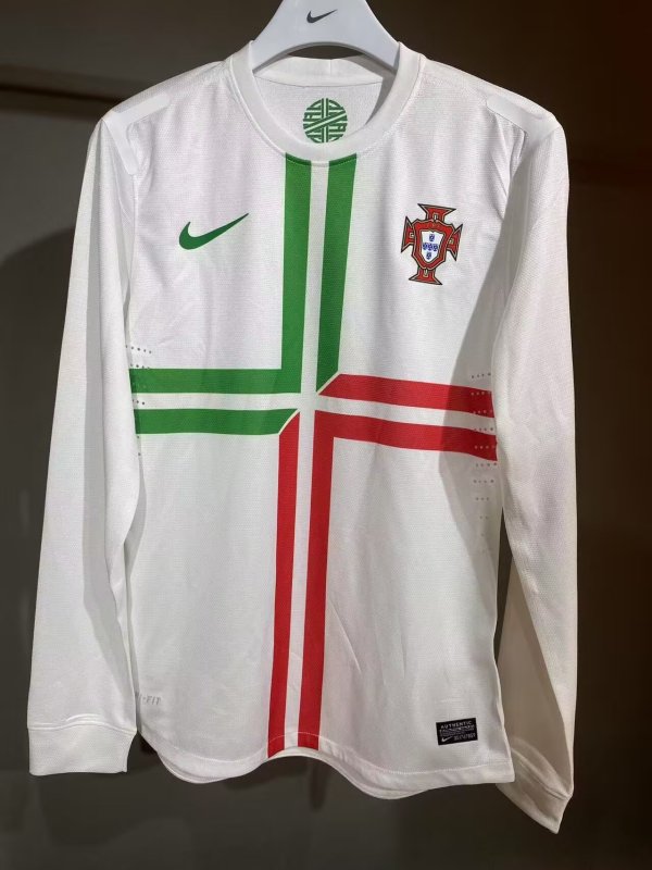 Retro Portugal player Away Long 1:1 Quality Soccer Jersey  2012