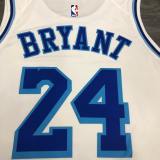 Los Angeles Lakers Kobe #24BRYANT  White Retro  Latin NBA Jersey