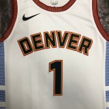 Denver Nuggets  City Edition White #1 PORTER JR. 1:1 Quality NBA  Season Jerseys 2023