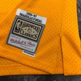 Retro Los Angeles Lakers Yellow #34 O'NEAL  1:1 Quality NBA Season Jerseys 1996-1997