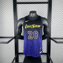 Los Angeles Lakers  City Edition #28 HACHIMURA NBA Jerseys  2025