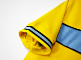 Retro  Lazio Away Yollow 1:1 Quality Soccer Jersey  1998