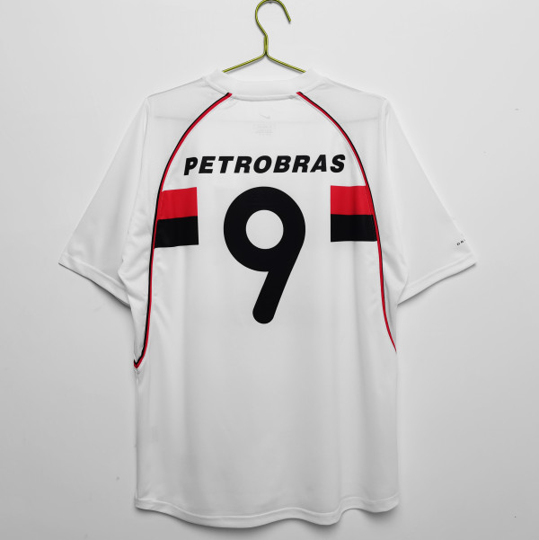 Retro Flamenco  Away #9 PETROBRAS  1:1 Quality Soccer Jersey    2002