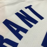 Golden State Warriors White V-Neck #35 DURANT 1:1 Quality NBA Season Jerseys  75 Year