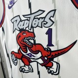 Retro Toronto Raptors  White #1 MCGRADY 1:1 Quality NBA  Season Jerseys 2026