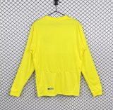 Retro  Villarreal  Home Long Sleeve  Fans 1:1 Quality Soccer Jersey   2008-2009