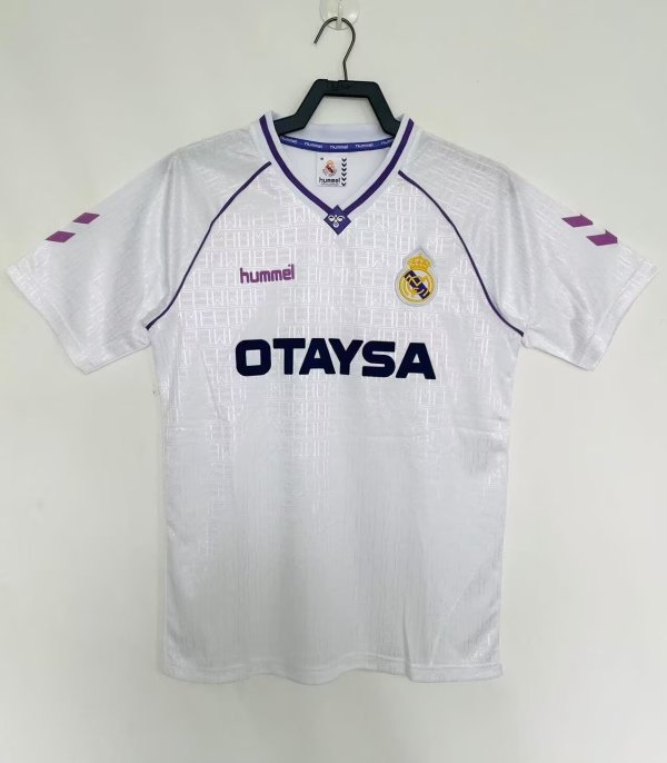 Retro Real Madrid home fans  1:1 Quality Soccer Jersey   1990-1991-1992