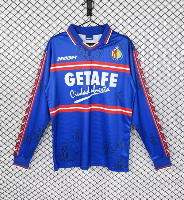 Getafe Home Long Sleeve  Fans 1:1 Quality Soccer Jersey  1998
