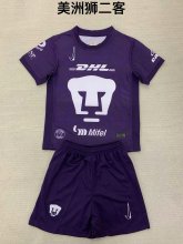 Pumas third away Kids  1:1 Quality Soccer Jersey  24-25