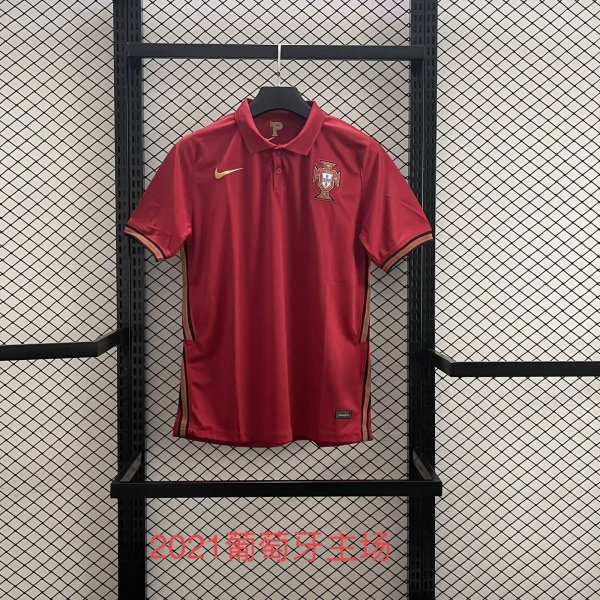 Portugal Home Fans  1:1 Quality Soccer Jersey   2020 2021