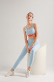 yoga clothes  Bleached Strap Hidden Blue/George Blue Strap Set