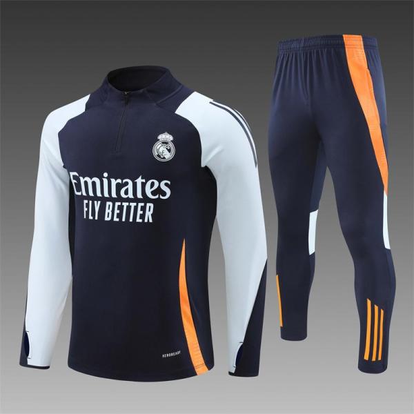 Real Madrid blue Training  Tracksuit  1:1  24 -25