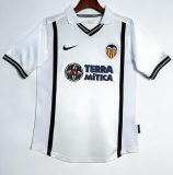 Retro Valencia Long   Home Fans 1:1 Quality Soccer Jersey  2000-2001