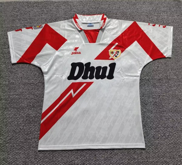 Retro Rayo Vallecano Home  Fans  1:1 Quality Soccer Jersey  1994-1995