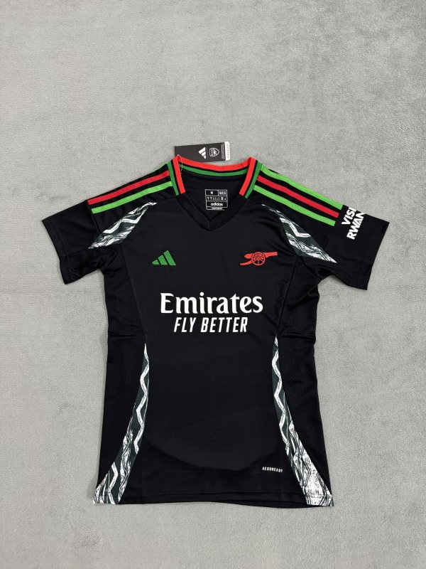 Arsenal away women fans 1:1 Quality Soccer Jersey   24-25