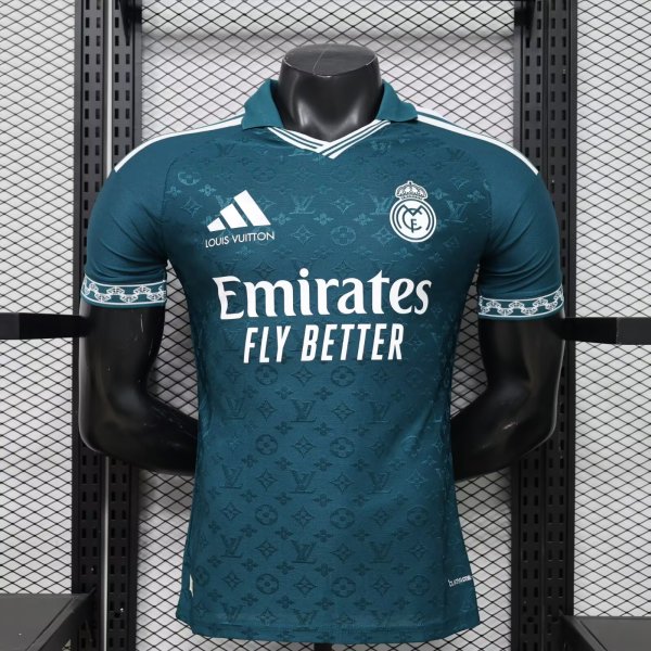 Real Madrid LV Special Edition Green Player  1:1 Quality Soccer Jersey  26-27