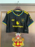 Manchester United Third Away Women 1:1 Quality Soccer Jersey   25-26